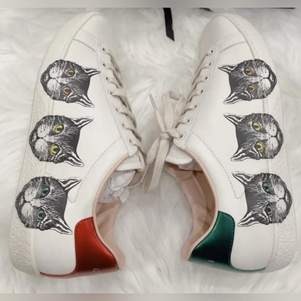 GUCCI Ace Sneakers Mystic Cat  (8.5) - Picture 7 of 9